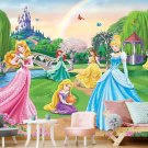 Photo Wallpaper Fairy Tale Characters, Disney Princesses Wall Mural Kids Room Decor