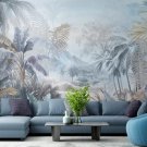 Wall Mural Tropical Forest in the Misty Haze Photo Wallpaper Room Home Decor