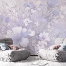 Wall Mural Wild Flowers in Delicate Tones, Photo Wallpaper Room Home Decor