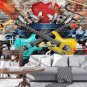Wall Mural Graffiti on the Wall, Music, Auto, Photo Wallpaper Room Home Decor