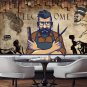 Photo Wallpaper Salon Barber Shop Wall Mural Modern Decor