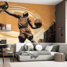 Wall Mural Basketball, Dynamic Jump, Sports, Photo Wallpaper for Boy Room Home Decor