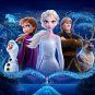 Wall Mural Disney, Frozen, Anna, Elsa, Olaf, Princess, Movie, Photo Wallpaper for Kids Room Decor