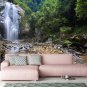Photo Wallpaper Mountain Waterfall, Forest, Nature, Stream, Wall Mural for Bedroom Home Decor