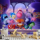 Photo Wallpaper Inside Out 2 Cartoons, Wall Mural for Nursery Room Decor, Murals