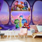 Wall Mural Cartoons, Inside Out, Animated Movie, Photo Wallpaper for Nursery Room Decor, Murals