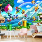 Wall Mural Super Mario Bros Luigi, Photo Wallpaper for Kids Room Home Decor, Murals