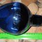 Industrial USSR Big Size Lamp, Blue Cobalt Glass, Drop Shape, Lighting, Lanterns