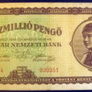 1946 Hungary 100,000,000 Pengo (100 Million) Banknote, Paper Money, Hungarian Currency, World Money
