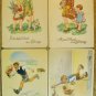 Old German Postcards - illustrated for Children 1930-40's Vintage Postcard, Lot of 24pcs