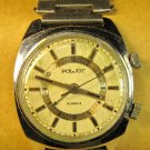 Vintage Original Russian Soviet Mechanical Wristwatch POLJOT Alarm 1970's men's wrist watch