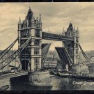 Vintage Postcard England, London - Tower Bridge, post card 1900's