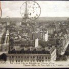 Vintage Postcard France old architecture of the city of Paris, post card 1914