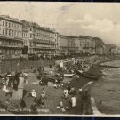 Vintage Postcard England - Carlisle Parade & Beach, Hastings, post card 1924