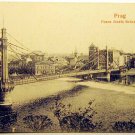 Vintage Postcard Prague - Franz Josefs Bridge, post card 1900's
