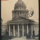Vintage Postcard France, Paris - Pantheon, post card 1913