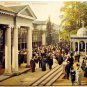Vintage Postcard Czech Republic - Marienbad Kreuzbrunnen, post card 1908