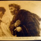 Vintage Postcard France, Eugène Burnand, The Disciples Peter & John Running to the Tomb 1900's