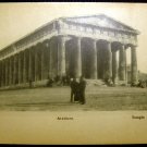 Vintage Postcard GREECE, Athens - Temple of the Throne, post card 1900's