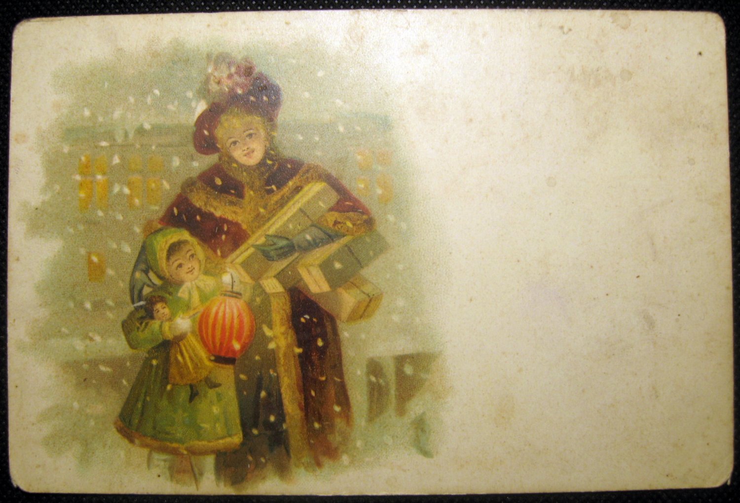 Vintage Postcard Christmas Holidays, post card 1933
