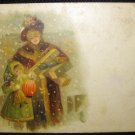 Vintage Postcard Christmas Holidays, post card 1933