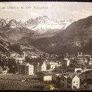 Vintage Postcard Italy, Panorama - Gries Bolzano (Bozen) col Catinaccio, post card 1900's