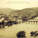 Vintage Macedonia Postcard, Serbian village on the banks of the Vardar River, post card 1914