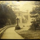 Vintage England Postcard, Burnley, Park - Towneley Hall, post card 1913