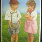 Vintage Germany Postcard, Happy Childhood, post card 1930's