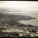Vintage Switzerland Postcard, Panorama City Rorschach, post card 1900's
