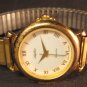 Vintage = Lacher = Germany Ladies Quartz Watch Gold  Tone Women's Wrist Watch 1990s