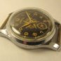 Vintage Small = POBEDA = 2602 Soviet Mechanical Classic Men's Wrist Watch ZIM 15 jewels 1950s
