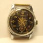 Vintage Small = POBEDA = 2602 Soviet Mechanical Classic Men's Wrist Watch ZIM 15 jewels 1950s