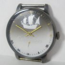 Vintage Big Case ZIM COLUMBUS / Baltica 15j Wristwatch 2602 USSR Soviet watch 1970's