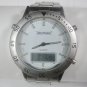 Vintage GERMANY = Westfalia = Men's Quartz Watch Silver Tone Wristwatch 1980s