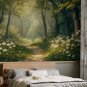 Wall Mural Path in the Forest, Rays of the Sun, Photo Wallpaper for Room Home Decor