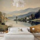 Wall Mural Nature, Mountain Landscape, Lake House Photo Wallpaper Home Decor