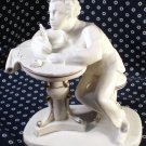 Soviet Vintage Lomonosov Porcelain Figurine Young Pushkin USSR LFZ 1950's