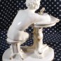 Soviet Vintage Lomonosov Porcelain Figurine Young Pushkin USSR LFZ 1950's