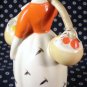 VTG Soviet Ukrainian Art Porcelain Figurine Girl With a Yoke USSR Polonne 1960s