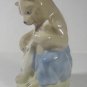 Vintage Bear with Balalaika Figurine Gorodnitsa Porcelain factory Ukraine USSR 1950's