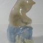Vintage Bear with Balalaika Figurine Gorodnitsa Porcelain factory Ukraine USSR 1950's