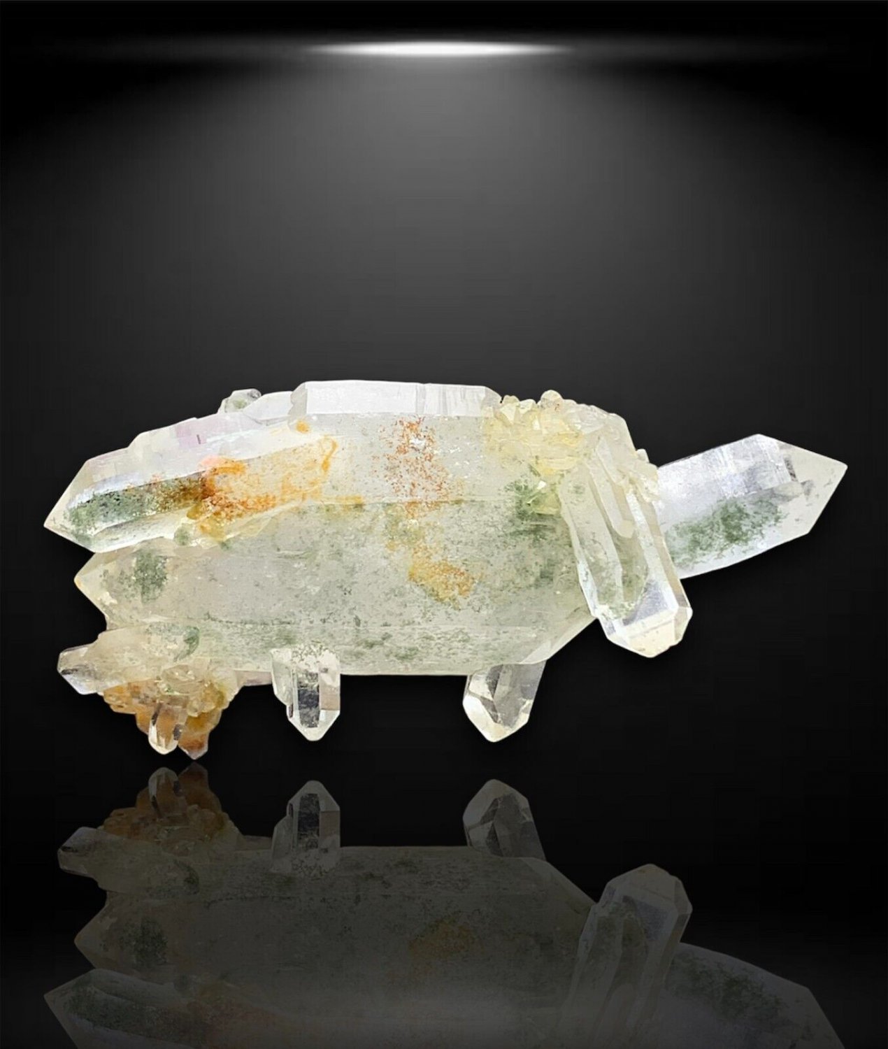 Beautiful Natural Turtle Shape Chlorine Quartz, Chlorine Quartz From Pakistan