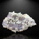 Beautiful Shape Purple Phantom Cubic Fluorite With Calcite Spray From Pakistan