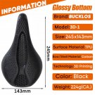 3D-1 Gloss bottom_Bicycle 3D Printed Saddle Ultralight Carbon Fiber Road Mountain Bike Seat Cushion 3D-1 Gloss bottom_Bicycle 3D Printed Saddle Ultralight Carbon Fiber Road Mountain Bike Seat Cushion
