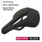 3D-1 Gloss bottom_Bicycle 3D Printed Saddle Ultralight Carbon Fiber Road Mountain Bike Seat Cushion