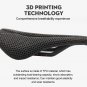 3D-2_Bicycle 3D Printed Saddle Ultralight Carbon Fiber Road Mountain Bike Seat Cushion Hollow Comfor