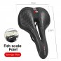 129 Sponge B_WEST BIKING MTB Bike Bicycle Saddle Rail Hollow Breathable Absorption Rainproof Soft Co