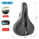 D Basic Sponge_WEST BIKING Thicken Bicycle Saddle Comfortable Shockproof Cycling Seat Hollow Non-sli