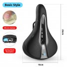 E Basic Gel_WEST BIKING Thicken Bicycle Saddle Comfortable Shockproof Cycling Seat Hollow Non-slip S